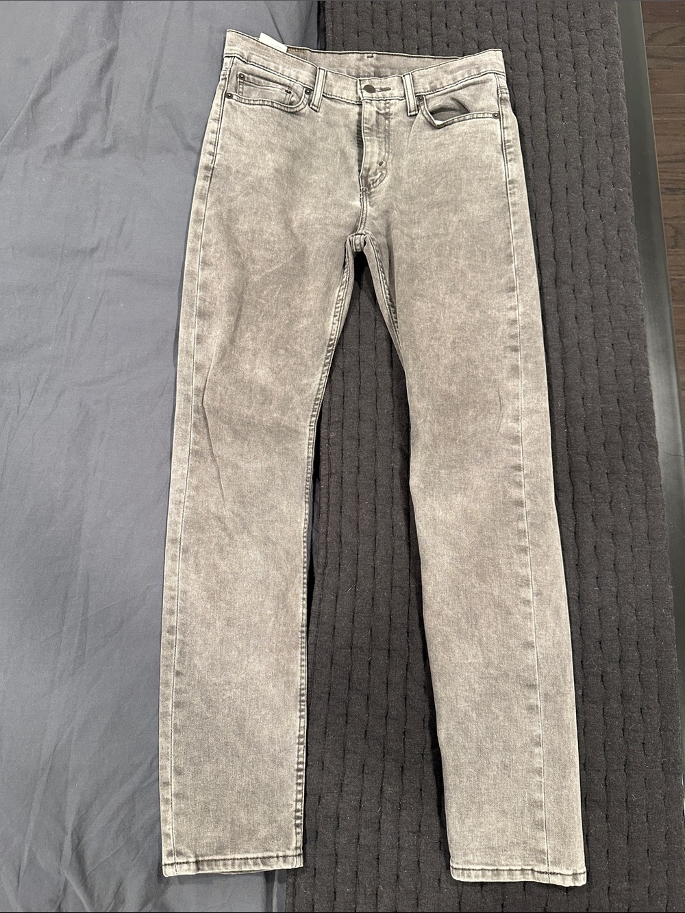 Levi 510 Men Grey Jeans 30Wx32L